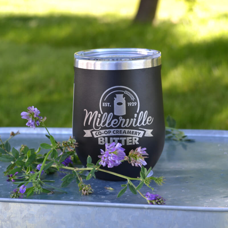 Black Stemless Wine Tumbler