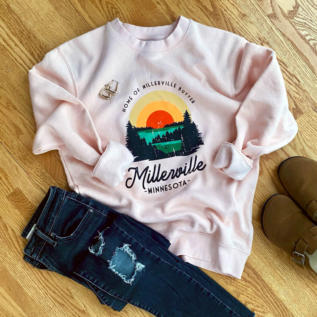 Pink Summer Sunset Sweatshirt